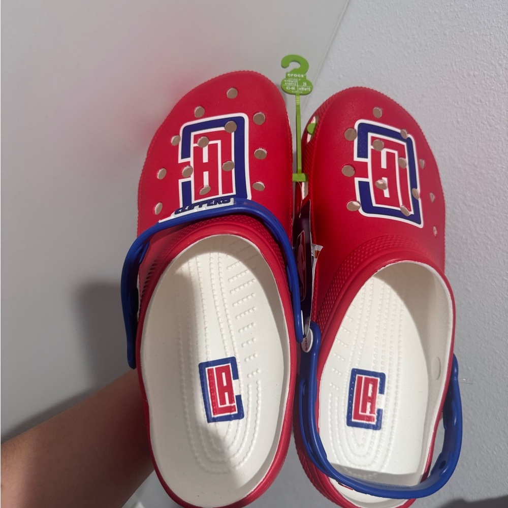 Crocs LA Clippers red Logo Clog Sandals - Team Color Slip-Ons